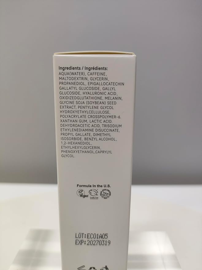Caffeine Solution 5% + EGCG For Face, 30ML Moisturizing Caffeine Eye Serum For Dark Circles & Puffiness, Under Eye Solution For Fine Lines.