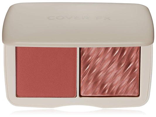 COVER FX Monochromatic Powder Blush Duo - Spiced Impact Color