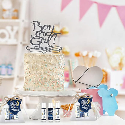 Demissle 50 Pcs Baby Shower Lip Souvenirs(Night)