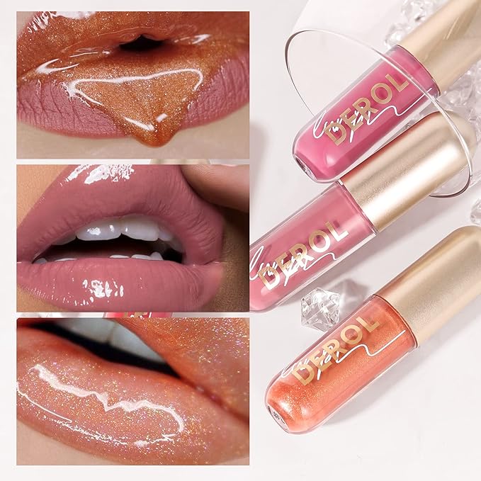 Lip Plumping Lip Gloss,Lip Plumper, Hydrating,