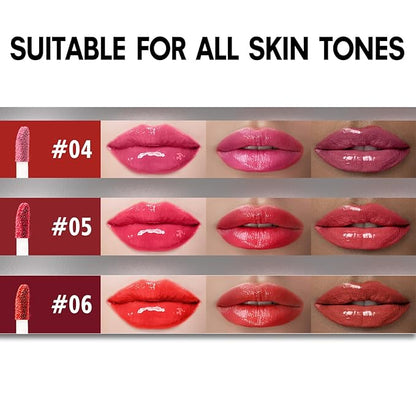 Matte Lip Gloss for Women,3 PCS Matte Liquid Gloss