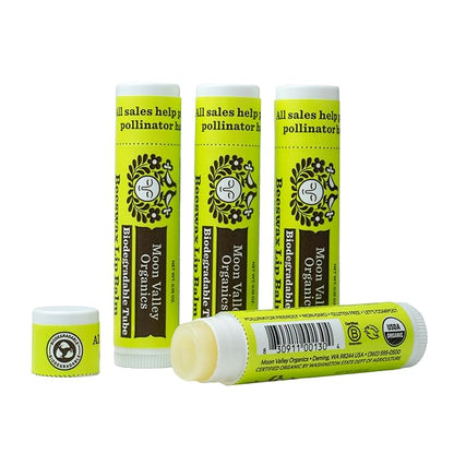 Moon Valley Organics Beeswax Lip Balm LIME,