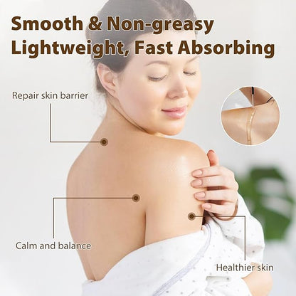 Etheric Calm Body Massage Oil 260 ml (8.8 fl.oz), Blends of Natural Plant Oils and Essential Oils for Massage and Skin Care, Body Oils for Women and Men