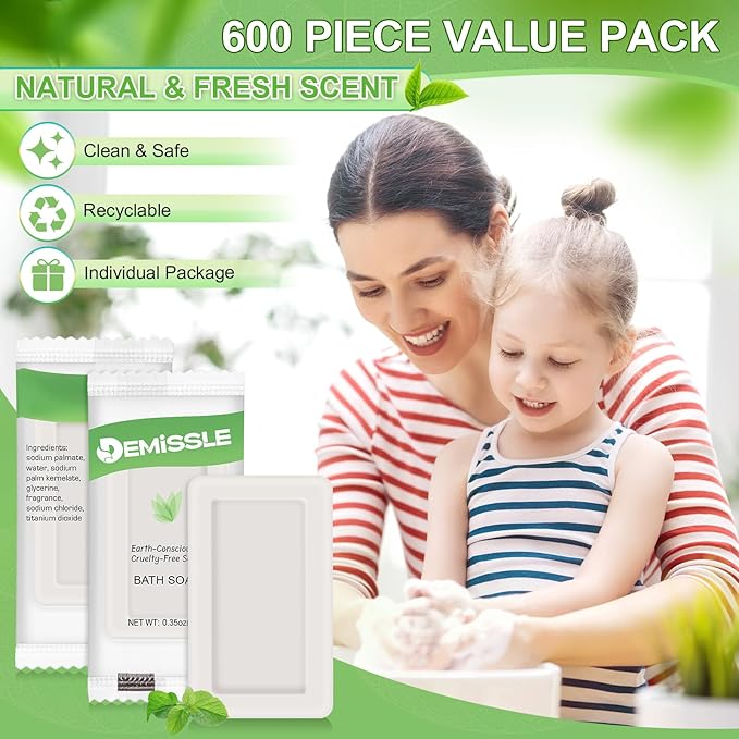 Demissle 0.35 Ounce Travel Size Soap