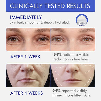2025 Advanced Retinol Firming Serum Stick, Retinol Face Stick, 3-in-1 Smooth,Tighten and Firm Face,Neck & Jawline, Reduces Wrinkles,Nourishing Anti Aging Repair Cream for All Skin Types 2.02 OZ