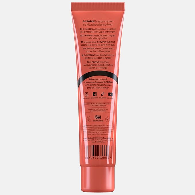 Tinted Peach Pink, Multi-Purpose Natural No