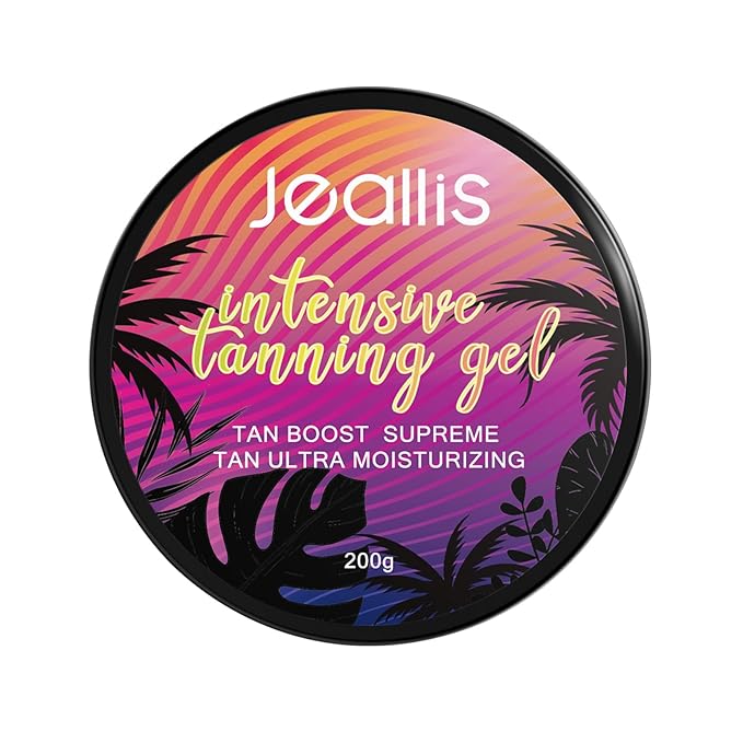 Extreme Dark Intensive Tanning Luxe Gel Peach, Tan Accelerator for Outdoor Sun and Tanning Beds, Sun Tan Intensifier Butter with Dark Carrot Sun Tanning Oil for Natural Faster Darker Tan 6.8oz