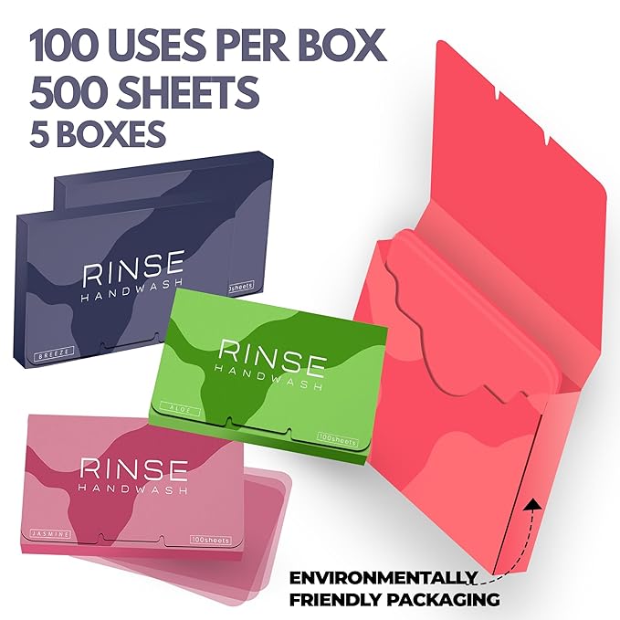 5 Boxes (500 Sheets) Paper Soap