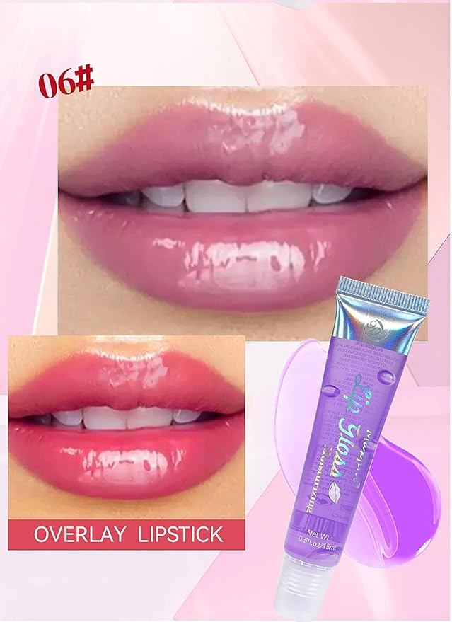 Shiny Fruit Glossy Lipgloss, Moisturizing Hydrating Plumping Liquid Lipgloss, 06 G