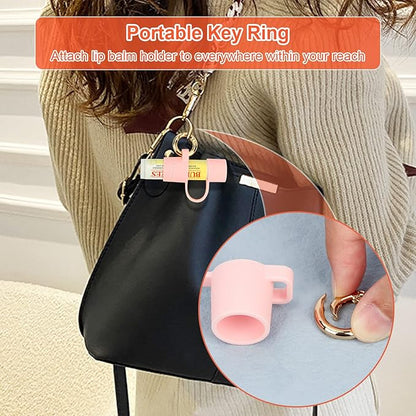 Desing Wish Silicone Lip Balm Holder Lanyard