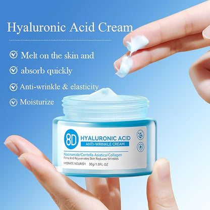 8D Hyaluronic Acid Face Care Set, Hydrating