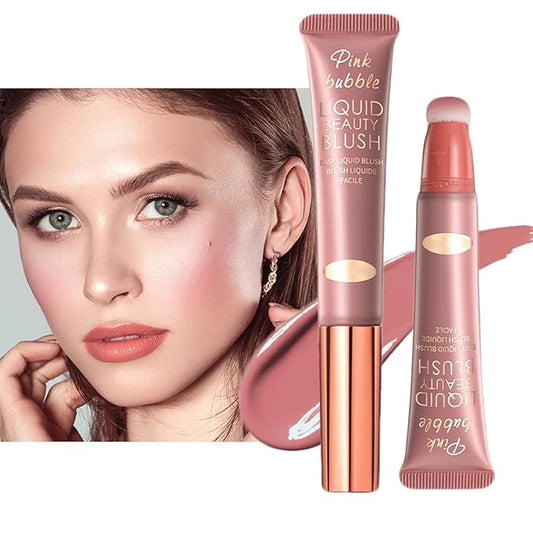 Liquid Blush Makeup Wand, Velvet Cream Blush Stick