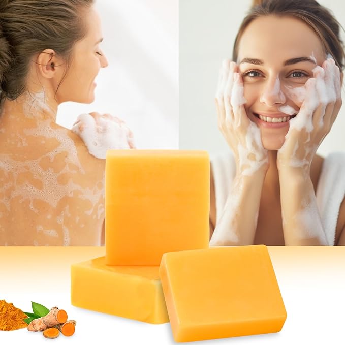 MR.A 3Packs Turmeric Soap Bar, Organic