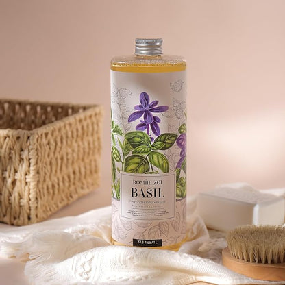 Foaming Hand Soap Refill, Basil, Gentle