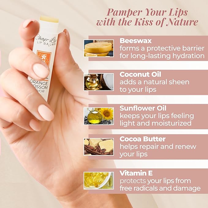 100% Natural Lip Balm Set - Petroleum