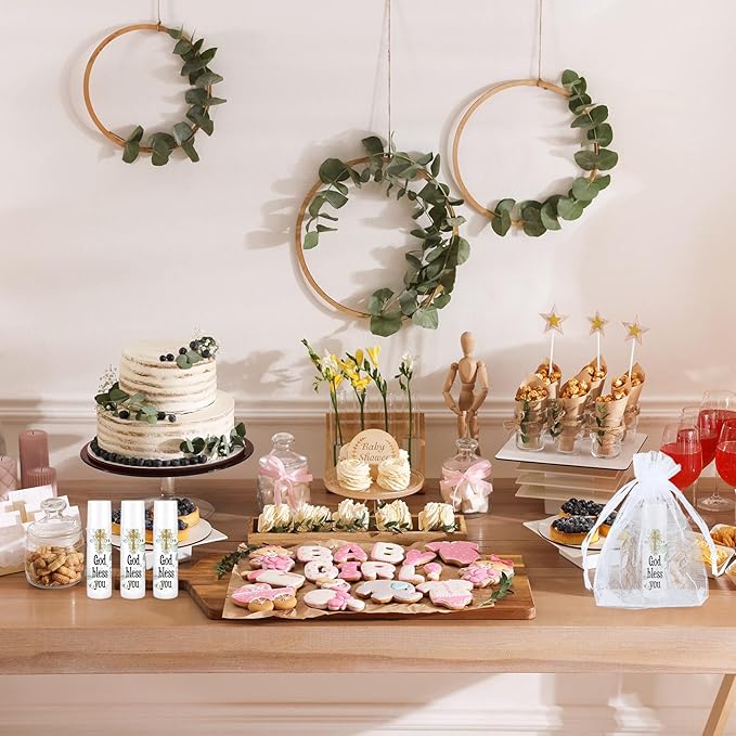 Demissle 50 Pcs Baby Shower Lip Bless