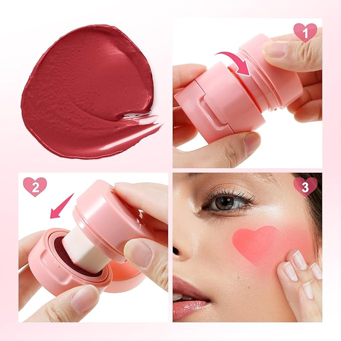 Boobeen Liquid Blush for Cheeks, Buildable & Blendable