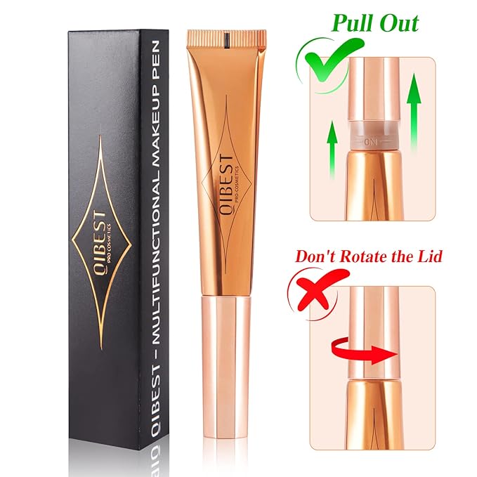 MEICOLY Liquid Highlighter Beauty Wand,Highlight Stick with Cushion