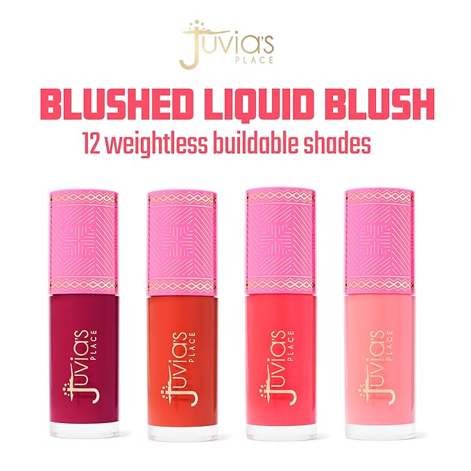 Juvia's Place Blushed Liquid Blush PerkyPoppy - Dewy