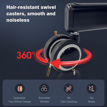 KINGSTEAM Professional Facial Steamer, 2 in 1 Ozone Facial Steamer on Wheels with 3X Magnifying Lamp, Hot Mist Steam Machine with Time Preset Function for Face Spa, Home, Aromatherapy and Skin Clinic