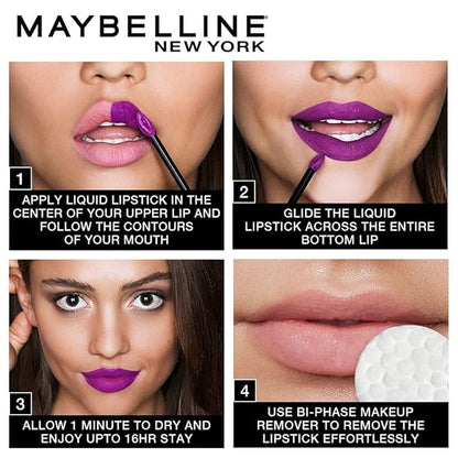 Maybelline New York SuperStay Matte Ink Liquid Lipstick, Escapist, 0.17 Ounce