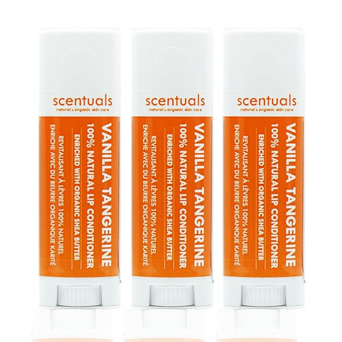 Lip Balm Vanilla Tangerine Set of Natural