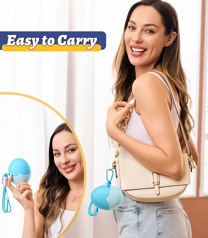 Sunscreen Applicator for Kids, Adults & Families - BPA Free & Refillable, Travel & Ourdoor Sunblock Buddy Brush Set with Protective Caps, Sun Lotion Applicator Sun Cream Brush