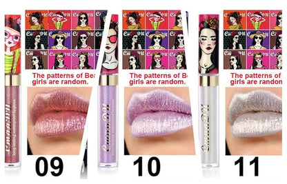 Glitter Lip Gloss Set, 11 Colors Diamond Shiny Glitter
