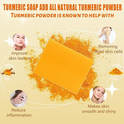5 Pack Turmeric Soap Bar Turmeric