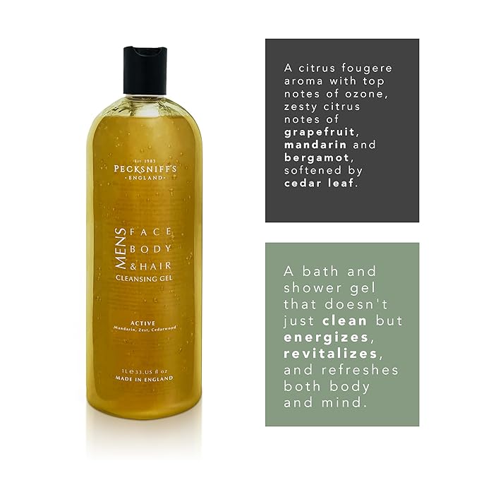 Pecksniff's Active Men's 3-in-1 Cleansing Gel