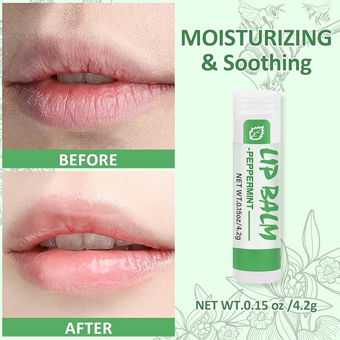 24 Pack Lip Balm Bulk, Vanilla