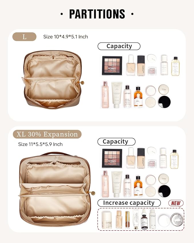 Eachy travel makeup bag,large capacity