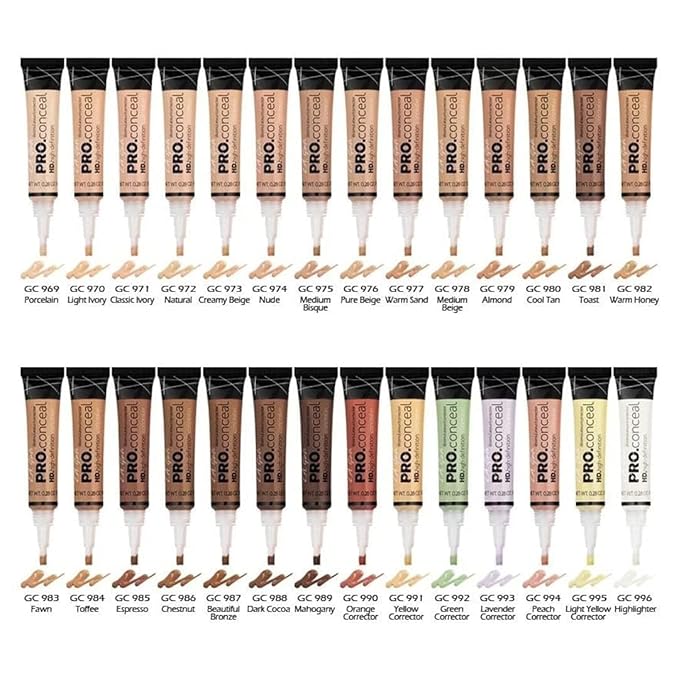 L.A. Girl Pro Conceal HD Concealer, Chestnut, 0.28 0.28 Ounce