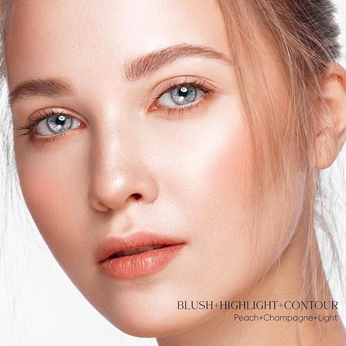 Trio Contour Sticks Set, Highlighter Stick & Bronzer of /1.6fl.oz 45g