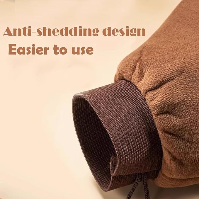 VNITT 2 IN 1 Self Tanning Mitt Applicator Kit Set,Self Tan Mitt,Self Tanning Glove and Self Tanner Brush,Sunscreen Brush- Tan Applicator for Sunless Self Tan for Face and Body,Hands,Legs(Brown)