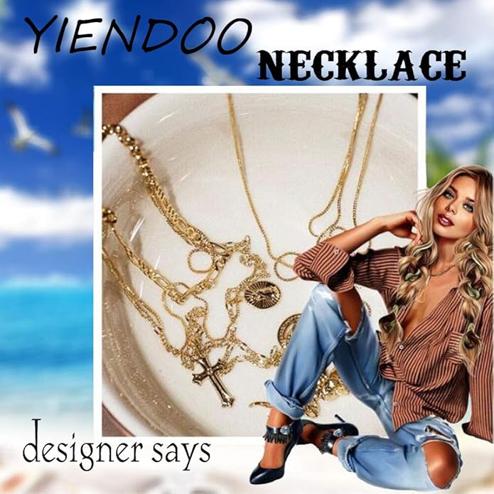 Bohemian Multi-layer Necklace with Hollow Star