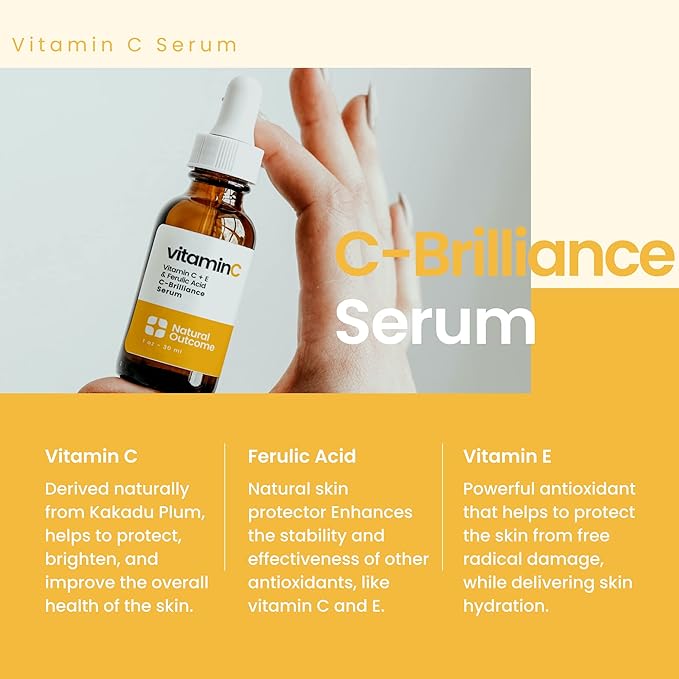 Face Serum Set Hydrating Hyaluronic Acid Serum and Vitamin C Face Serum - Pack of Two Anti Aging Facial Serum Kit 1 oz Each, Vegan, Cruelty Free & Fragrance Free