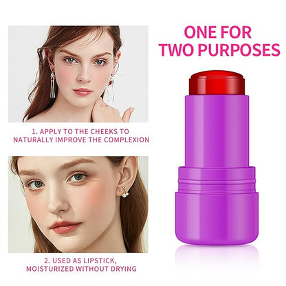 Cooling Water Jelly Tint Blush Makeup Blush Stick 0.18 Oz