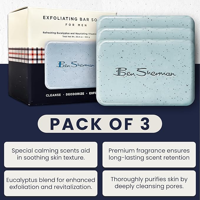 Ben Sherman Bar Soap for Men