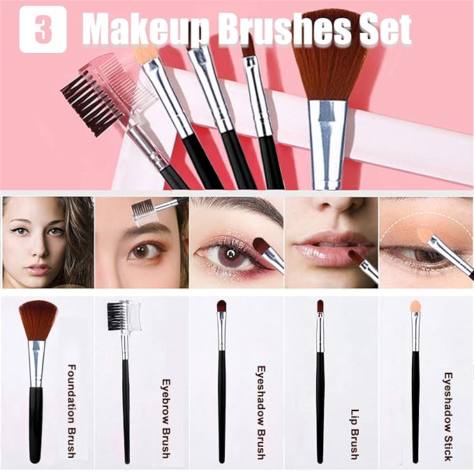 All in One Makeup Kit, Includes 12 Colors