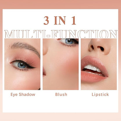 Blush Stick for Cheeks Makeup,Waterproof Cream Blush Face