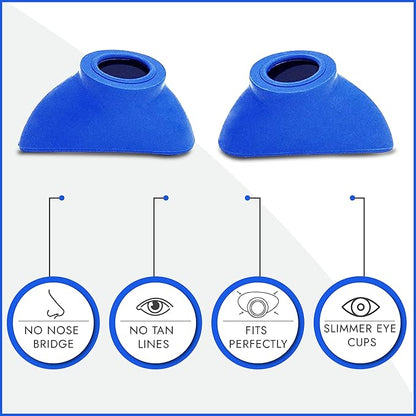 Super Sunnies Slim Flex UV Eye Protection, FDA Compliant Individual Tanning Goggles Eyeshields