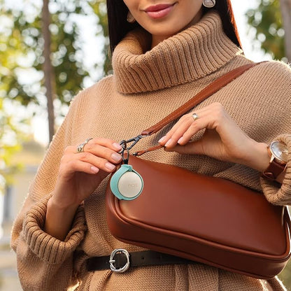 WKieason Lip Balm Holder Sleeve with Keychain Lipstick Tight-knit