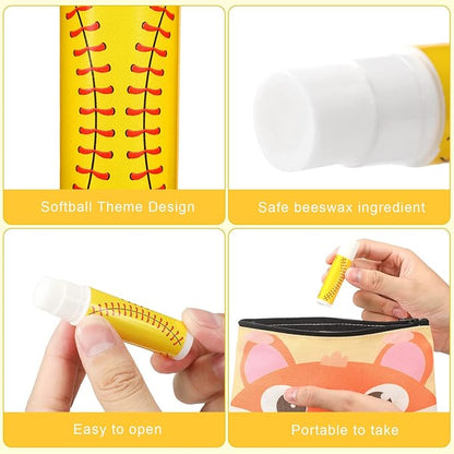 Demissle 40 Pcs Softball Lip Balm, Girl,
