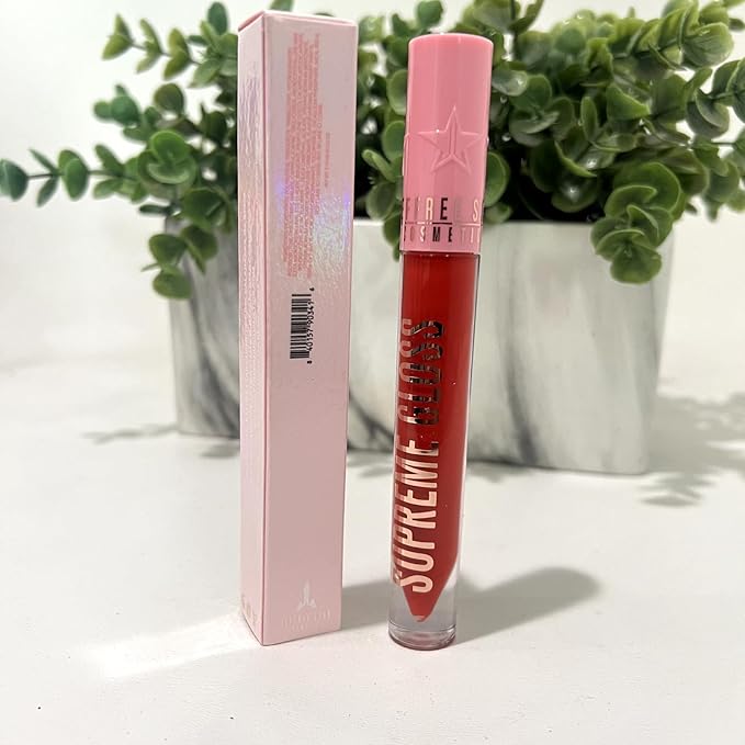 Jeffree Star Cosmetics Supreme Gloss Full Pigmented Lip Gloss (Red Affair, MEDIUM)