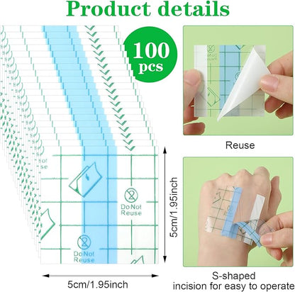 100 Pieces Makeup Hand Palette Single Use Makeup