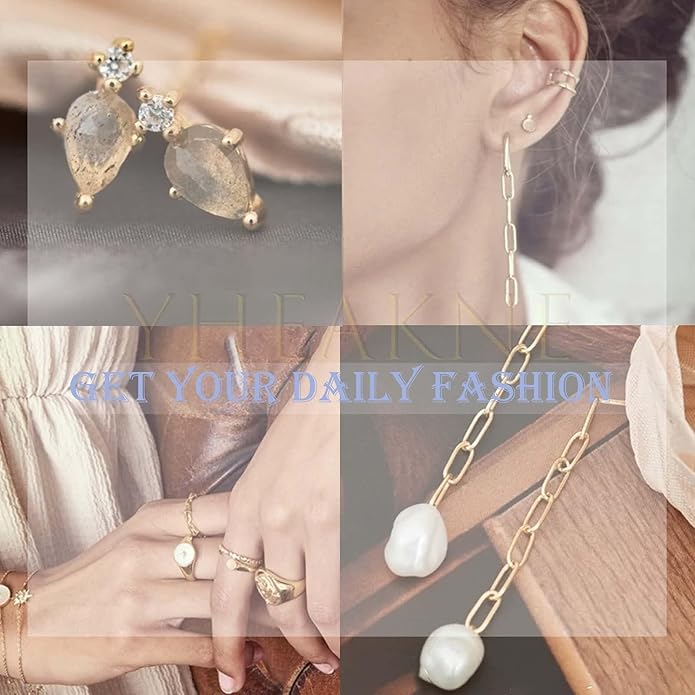 Vintage Snake Studs Earrings Gold Snake Dangle Earrings