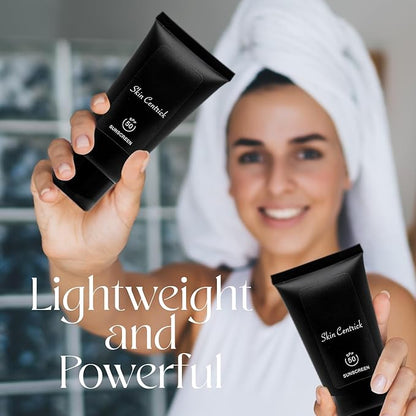 Daily Face & Body Sunscreen, SPF 50, Oil Free, Lightweight, Silky, absorbs easilyinto skin without white cast, 2.8 Ounce