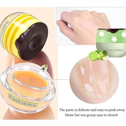 Bee Lip Balm Honey Pot, Strawberry