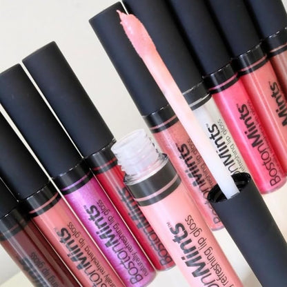 Mint Tucket Red Lip Gloss (.25oz) - Naturally Refreshing Vegan Lip Gloss with Aloe, Vitamins C & E, Spearmint Extract